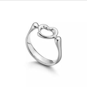 Sterling silver heart ring size 6.5